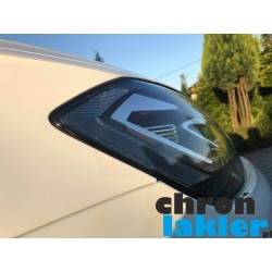 VW GOLF VII FL (7fl) naklejki / folie ochronne na reflektory / lampy / światła przednie (2017-)