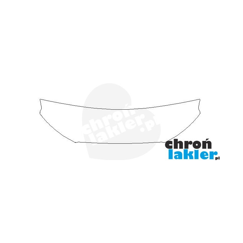 Ford Ranger III Facelifting folia ochronna na maskę (Clear BRA) (2015-)