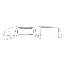 VW GOLF VIII (8) folie ochronne do wnętrza na kokpit, wyświetlacze (2019-)