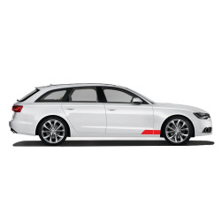 Audi A6 S6 C7 naklejka / folia ochronna błotnik / nadkole oraz drzwi przód (2011-2018)