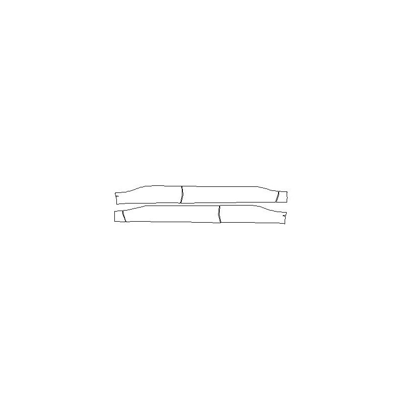 Toyota RAV4 V (5) folie ochronne / folia ochronna na drzwi (2018-)