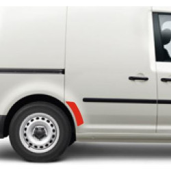 VW Caddy 2K III folie ochronne drzwi / błotnik tył (2003-2020)