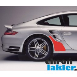 Porsche 911 / 997 Turbo folia ochronna błotnik tył (2004-2011)