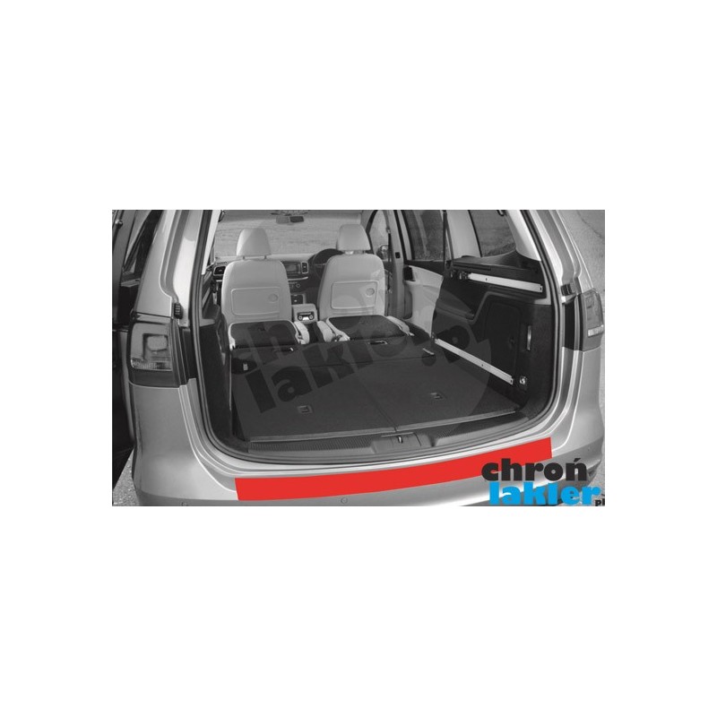 VW Sharan II (mk2) / Seat Alhambra zderzak tył naklejka / folia ochronna (2010-)