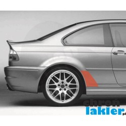 BMW 3 / M3 E46 COUPE / CABRIO folie ochronne błotnik tył (1999-2007)